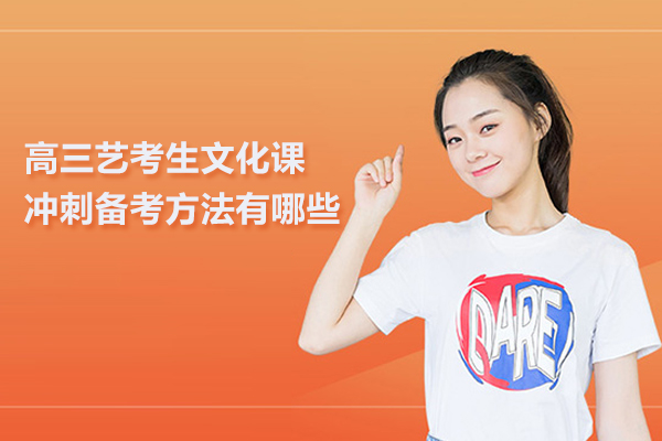 高三艺考生文化课冲刺备考方法有哪些