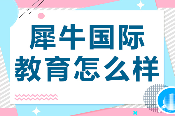 上海犀牛国际教育怎么样