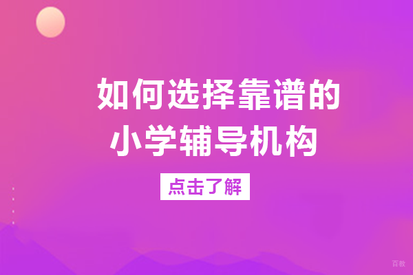 成都早教中小学-成都如何选择靠谱的小学辅导机构