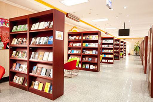 北京爱迪国际学校校区图书馆环境展示