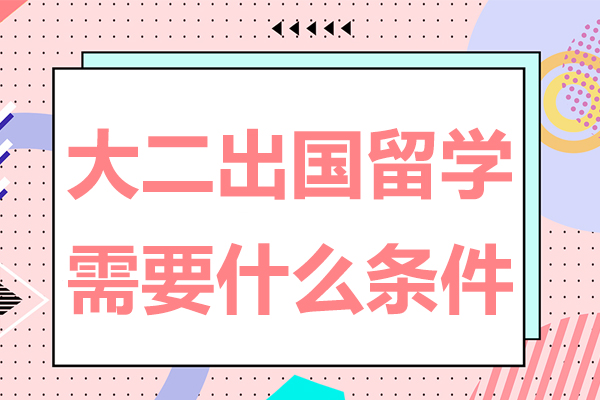 大二出国留学需要什么条件