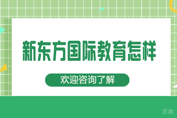 兰州新东方国际教育怎样