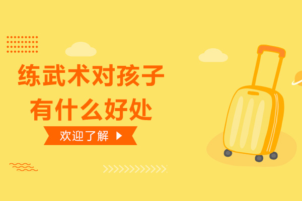 南宁武术-南宁练武术对孩子有什么好处