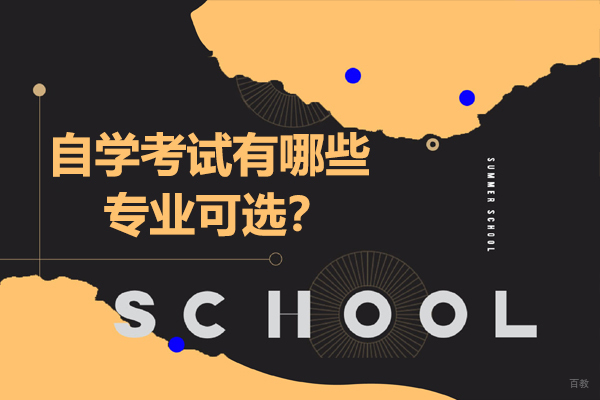 自学考试有哪些专业可选