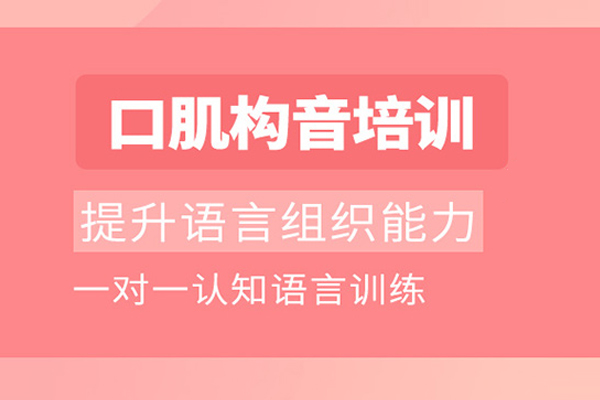 北京儿童构音康复训练班