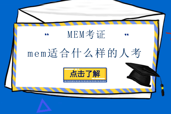 mem适合什么样的人考