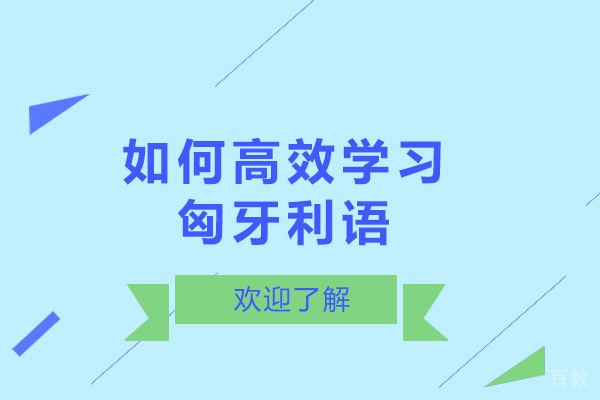 长沙如何高效学习匈牙利语