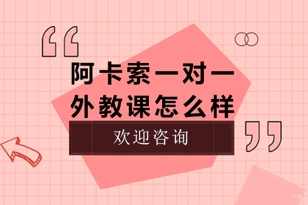 沈阳阿卡索一对一外教课怎么样