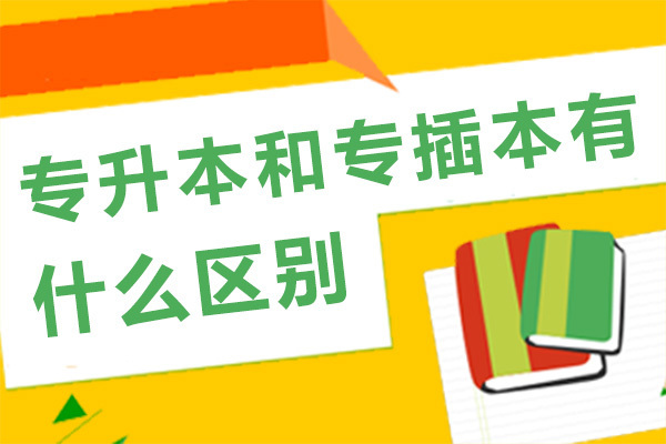 南宁专升本和专插本有什么区别-哪个好
