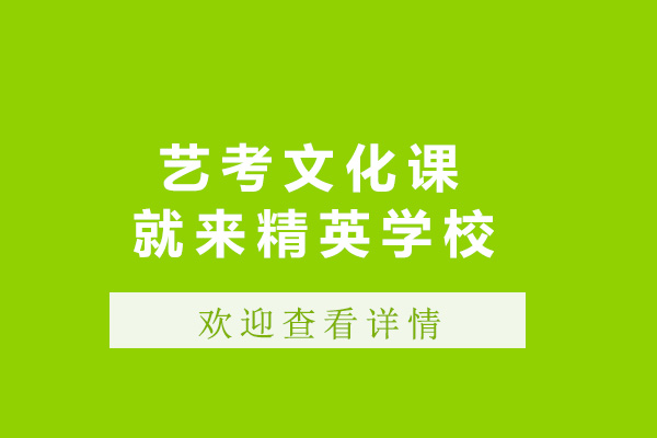 濟(jì)南藝考文化課就來精英學(xué)校-藝考文化課培訓(xùn)哪里好