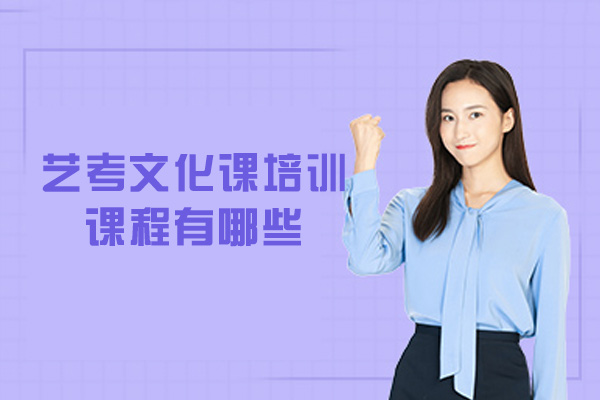 郑州艺考文化课培训课程有哪些