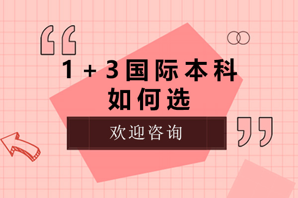 上海1+3国际本科如何选