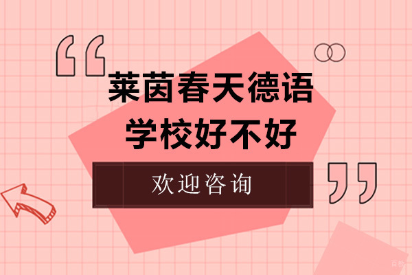 上海莱茵春天德语学校好不好-莱茵春天德语学校怎么样