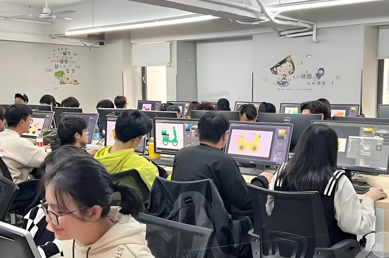 学生上课中