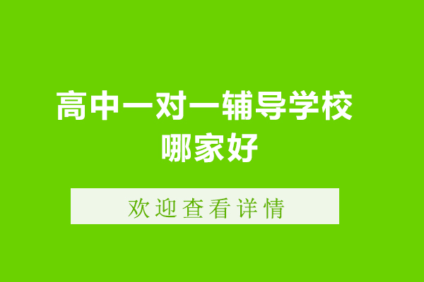 佛山高中一对一辅导学校哪家好-高中一对一辅导学校推荐哪个