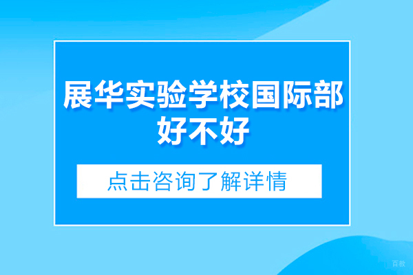 深圳展华实验学校国际部好不好