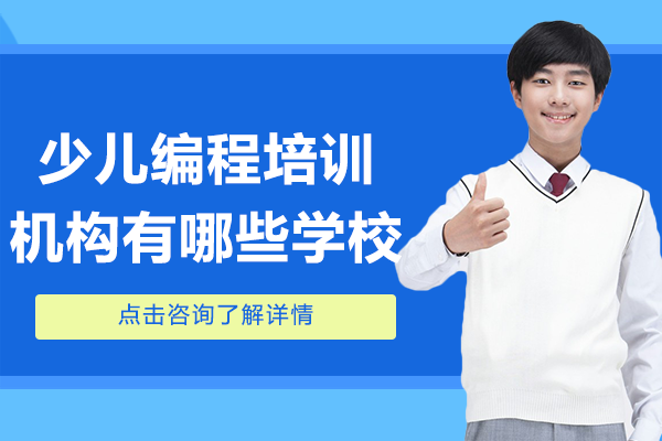 上海少儿编程培训机构有哪些学校
