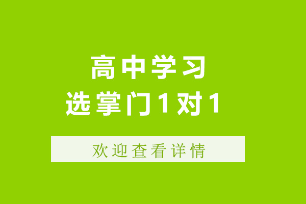 上海高中學(xué)習(xí)選掌門1對(duì)1-高中培訓(xùn)班哪里好