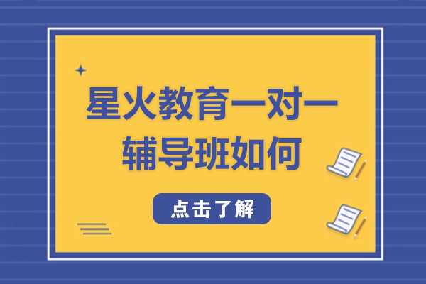 佛山星火教育一對一輔導班如何-星火教育一對一輔導怎么樣