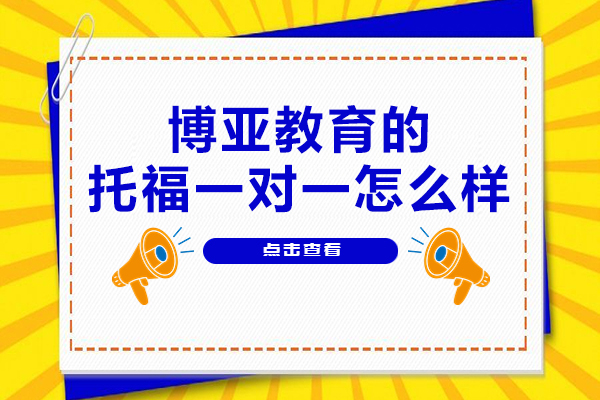 廈門博亞教育的托福一對一怎么樣-托福一對一輔導的好處有哪些