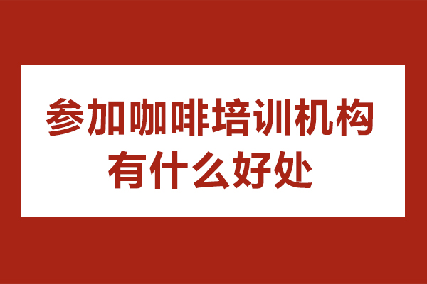 廣州參加咖啡培訓(xùn)機構(gòu)有什么好處-參加咖啡培訓(xùn)機構(gòu)優(yōu)勢有哪些