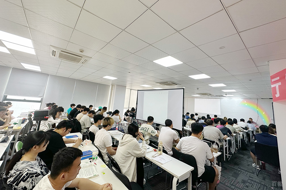 上海启航考研授课现场环境