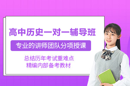 武汉高中历史一对一辅导班