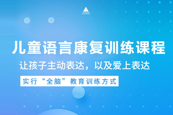 北京儿童语言康复训练课程