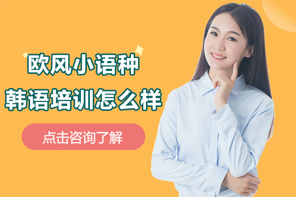 上海欧风小语种韩语培训怎么样