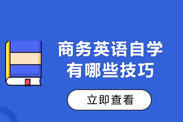 商务英语自学有哪些技巧-有哪些方法