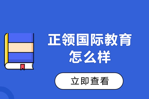 杭州正领国际教育怎么样-好不好