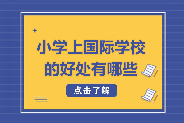 廣州學(xué)歷教育-廣州小學(xué)上國際學(xué)校的好處有哪些