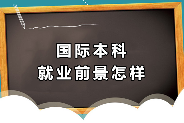 國際本科前景怎樣-國際本科值得上嗎