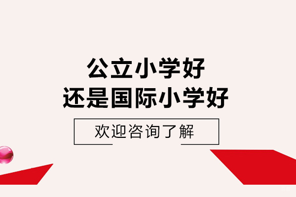 公立小学好还是国际小学好
