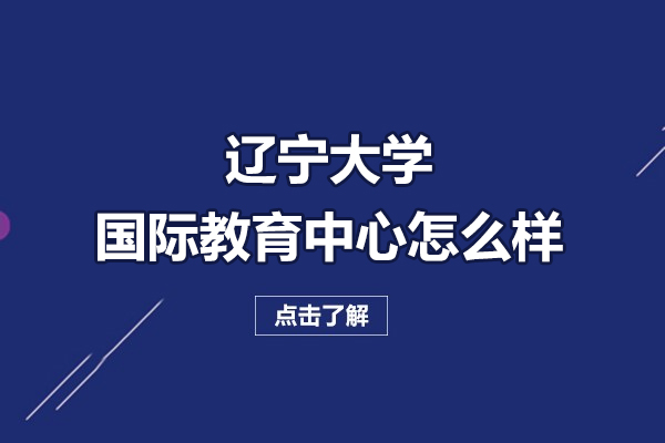 遼寧大學國際教育中心怎么樣