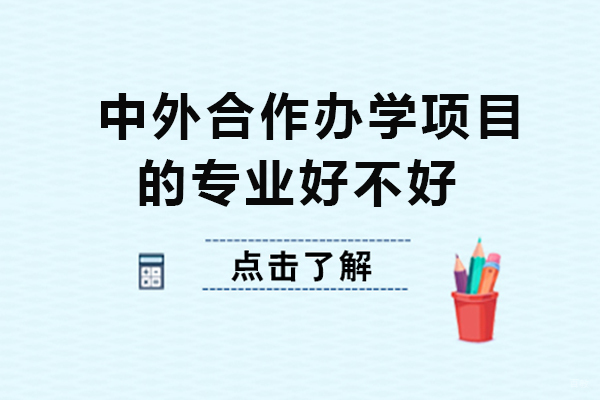 重庆背景提升-重庆中外合作办学项目的专业好不好