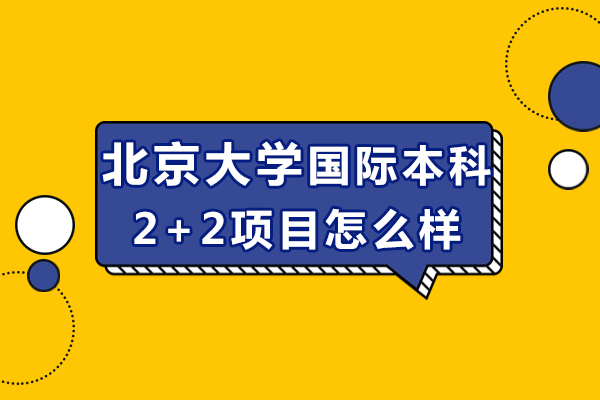 北京大學(xué)國際本科2+2怎么樣-北京大學(xué)國際本科2+2好嗎