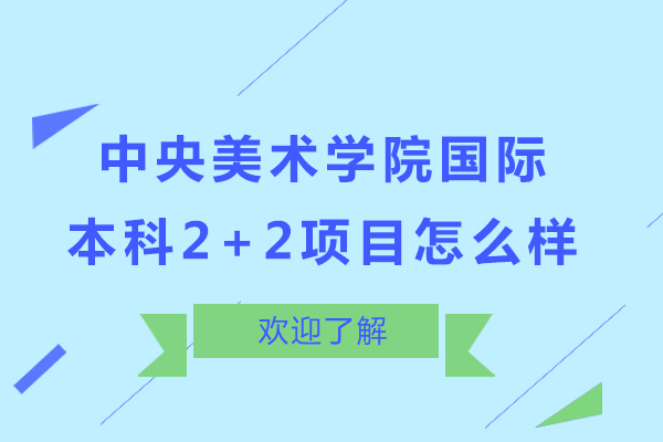 北京中央美術(shù)學(xué)院國際本科2+2怎么樣-中央美術(shù)學(xué)院國際本科2+2好嗎