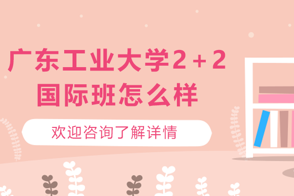 廣東工業(yè)大學(xué)2+2國際班怎么樣