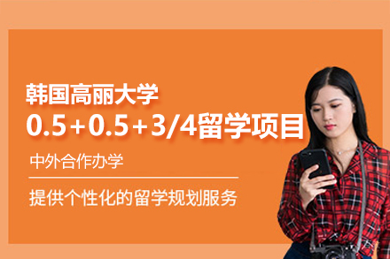韩国高丽大学0.5+0.5+3/4国际留学项目