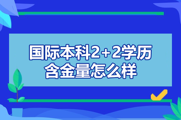 鄭州國(guó)際本科2+2學(xué)歷含金量怎么樣-2+2國(guó)際本科可靠嗎