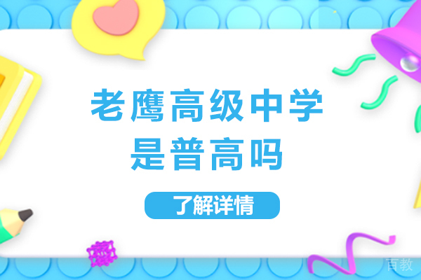 杭州老鹰高级中学是普高吗