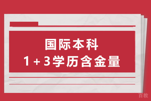 上海国际本科1+3学历含金量-国际本科学历有用吗