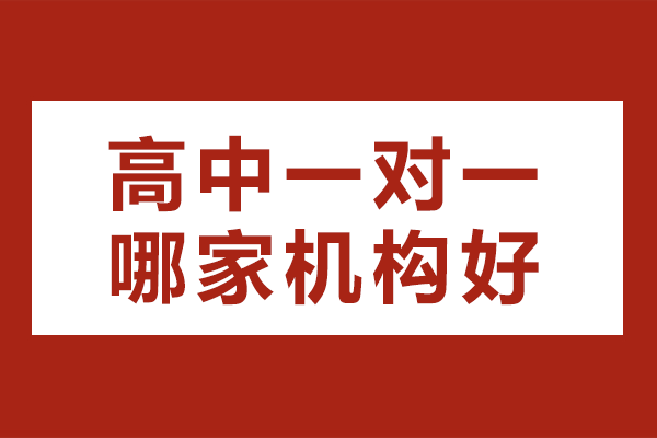 上海高中一對(duì)一哪家機(jī)構(gòu)好