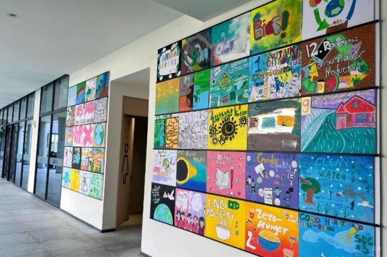 学员作品展示区