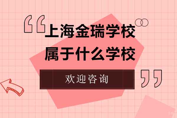 上海早教中小学-上海金瑞学校属于什么学校