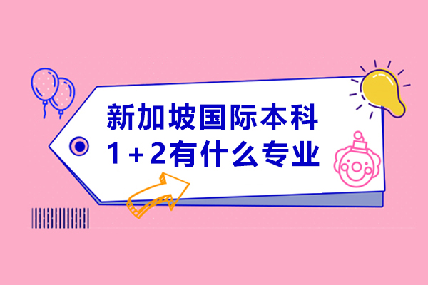 新加坡国际本科1+2有什么专业-专业有哪些