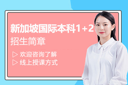 上海新加坡国际本科1+2招生简章