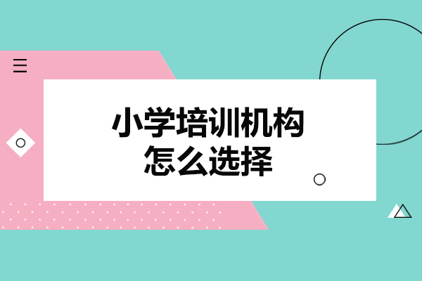 鄭州小學(xué)培訓(xùn)機構(gòu)怎么選擇-如何選擇