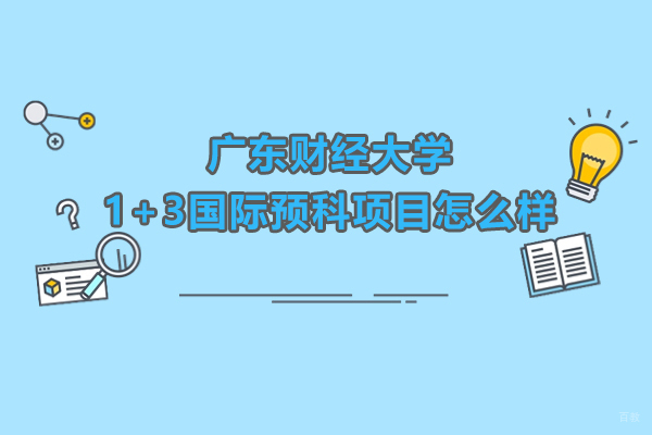 广东财经大学1+3国际预科项目怎么样